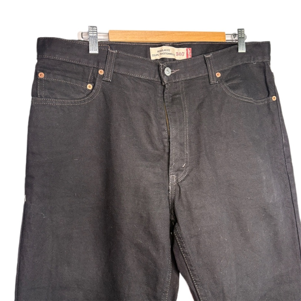 Black Levis 505 36/32 Regular Fit - Picture 4 of 9